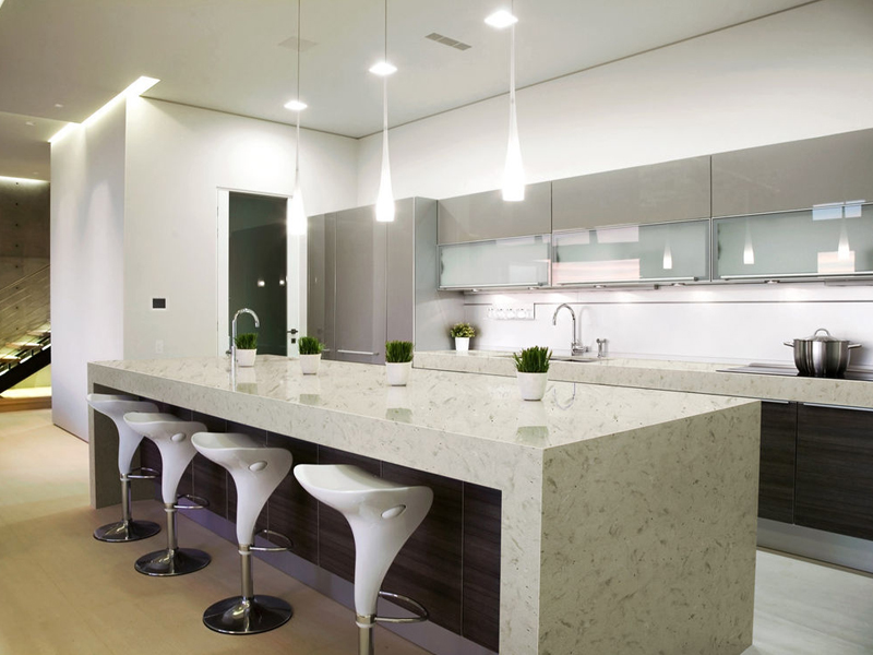 China quartz kitchen top price