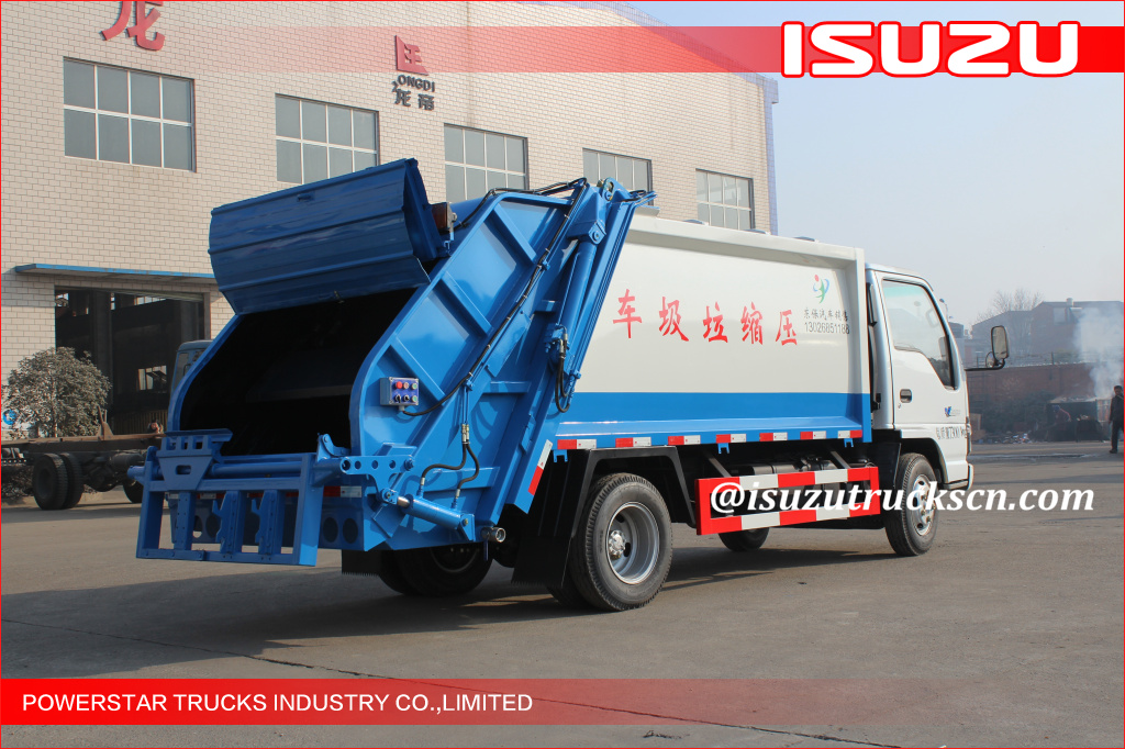 3cbm-5cbm ISUZU NKR Truck Garbage Compactor Supplier 3cbm-5cbm ISUZU NKR Truck Garbage Compactor Supplier