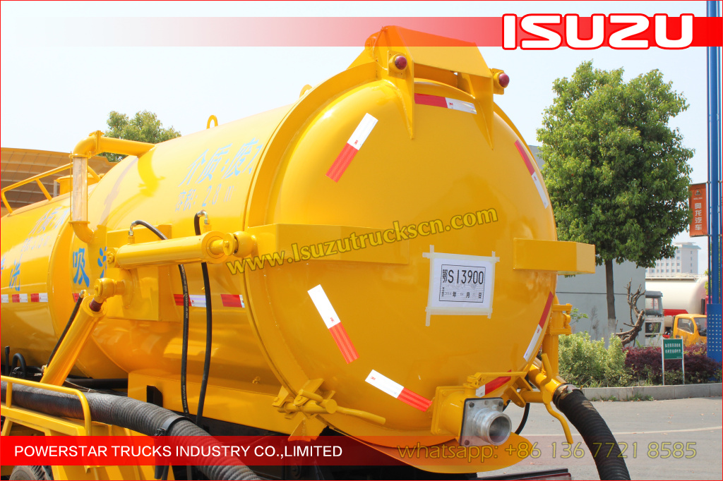 ISUZU Trucks mounted Jetting vacuum trucks ISUZU Trucks mounted Jetting vacuum trucks