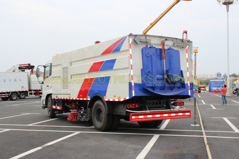 High vacuum road sweeper Dongfeng sweeper with washer pictures High vacuum road sweeper Dongfeng sweeper with washer pictures