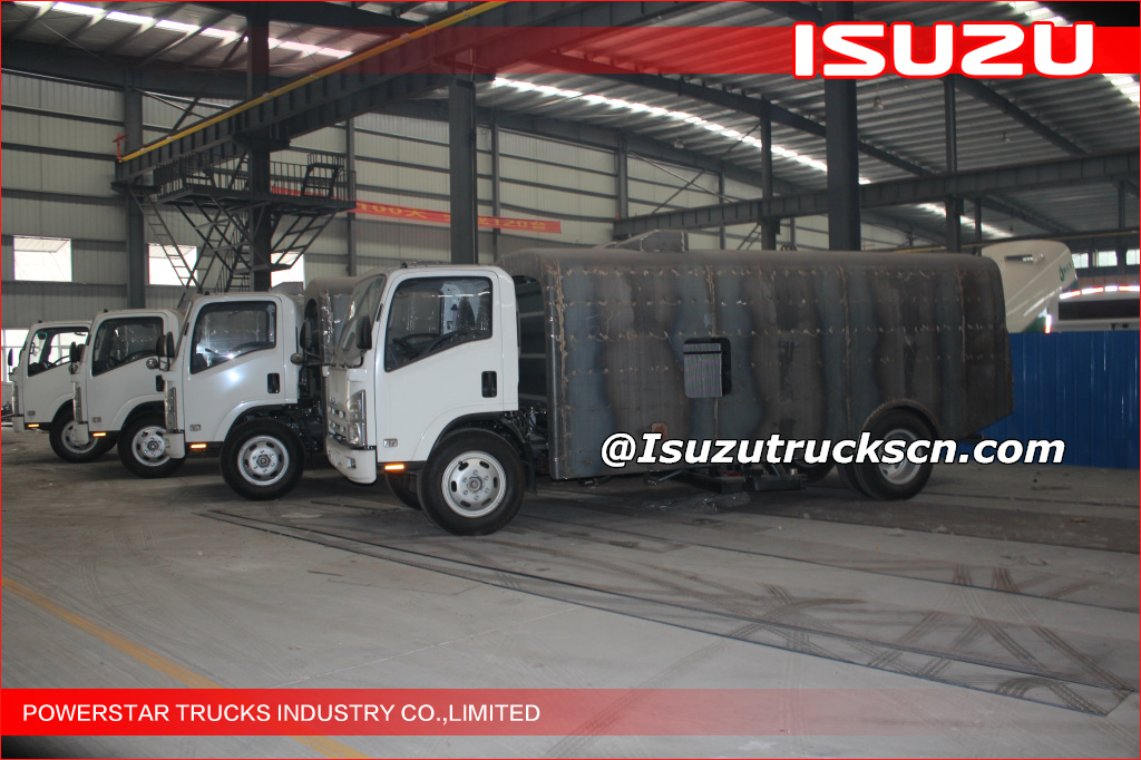 EFL Isuzu road clean vacuum sweeper truck industrial street sweeper Isuzu EFL Isuzu road clean vacuum sweeper truck industrial street sweeper Isuzu
