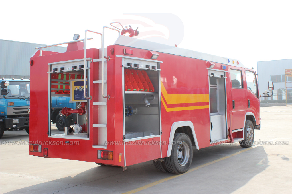 NPR ELF Water Fire Engine Truck to Mongolia