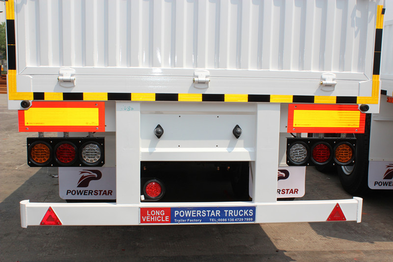 Side Wall Truck Trailer Powerstar brand 3 Axles Cargo Semi Trailer Side Wall Truck Trailer Powerstar brand 3 Axles Cargo Semi Trailer