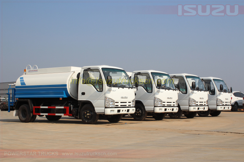 Water Bowsers Isuzu ELF tanker trucks 5,000Liters pictures Water Bowsers Isuzu ELF tanker trucks 5,000Liters pictures