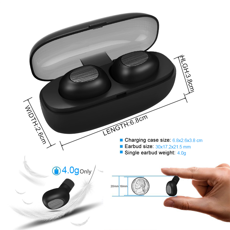 Super mini wireless bluetooth headphones