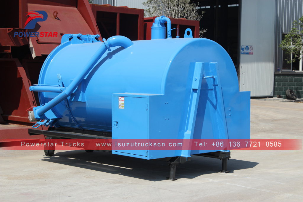 6,000L Vacuum pump tanker truck body kit / super structure 6,000L Vacuum pump tanker truck body kit / super structure