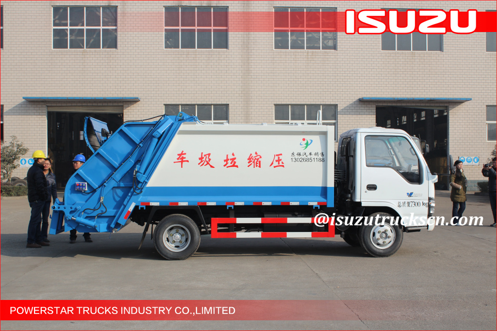 3cbm-5cbm ISUZU NKR Truck Garbage Compactor Supplier 3cbm-5cbm ISUZU NKR Truck Garbage Compactor Supplier