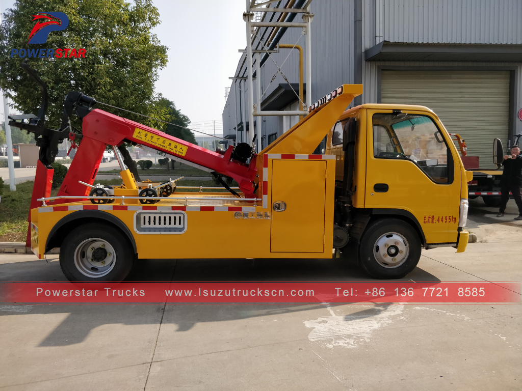 Cambodia road rescue recovery vehicles Isuzu wrecker tow trucks Cambodia road rescue recovery vehicles Isuzu wrecker tow trucks