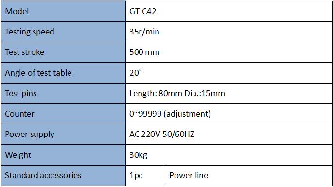Downproof Tester(Impact Test Method) Downproof Tester(Impact Test Method)