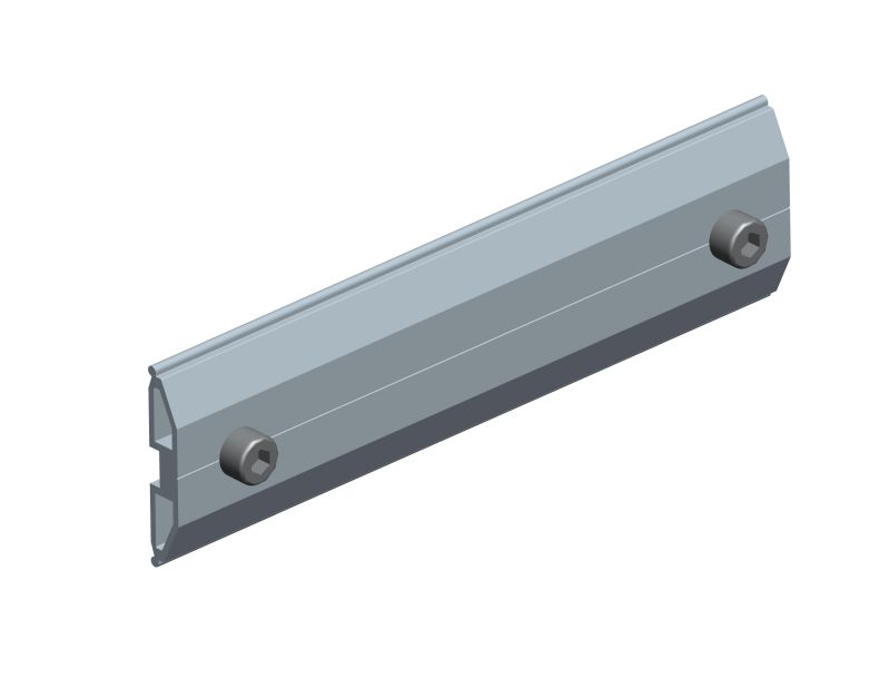 rail splice for non-penetrating ballasted solar racking rail splice for non-penetrating ballasted solar racking