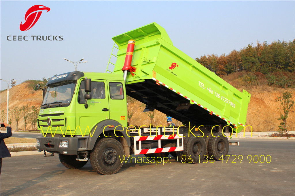 beiben 2538 tipper truck with T type cargo box beiben 2538 tipper truck with T type cargo box