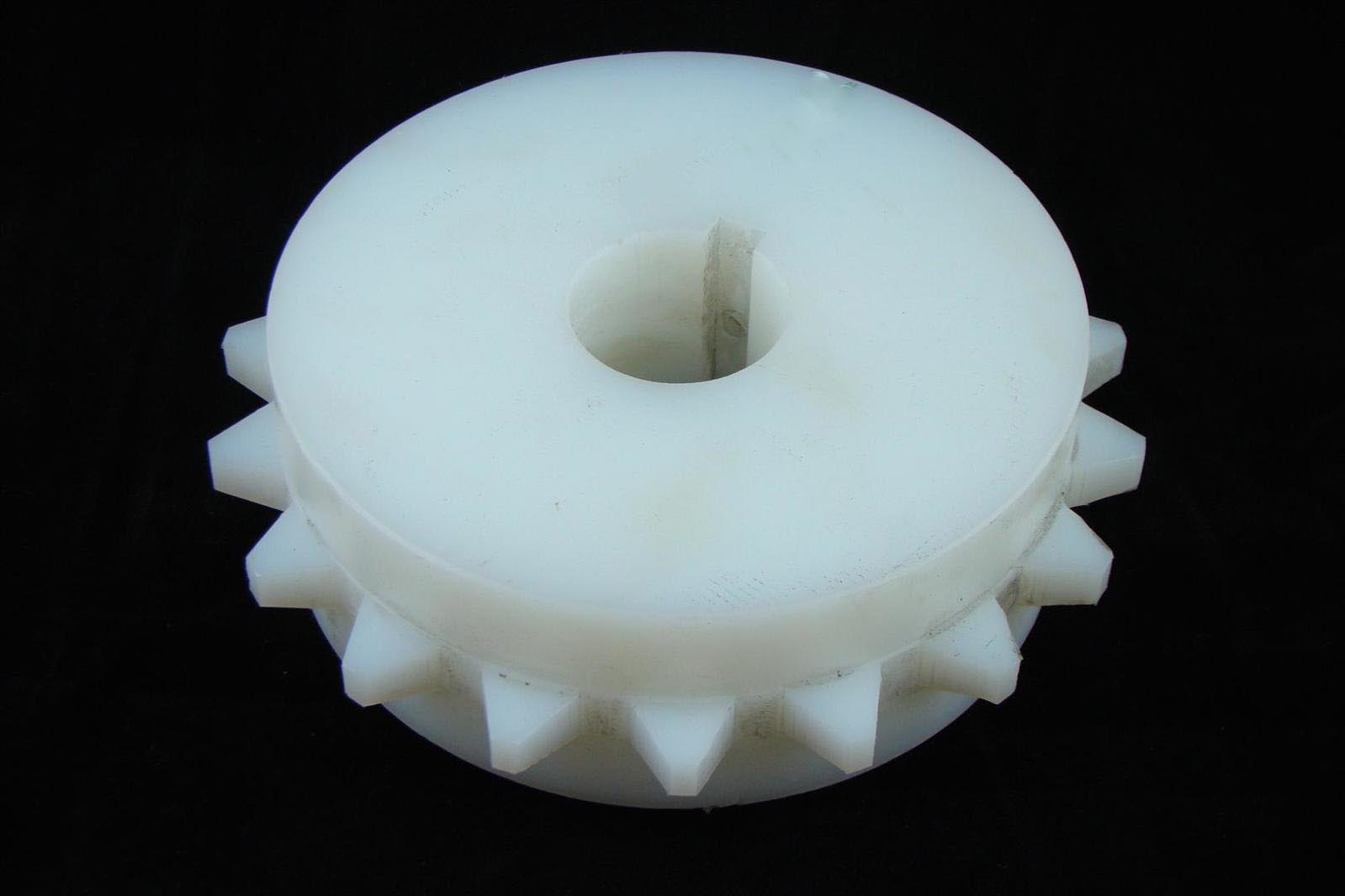 Plastic sprocket gears