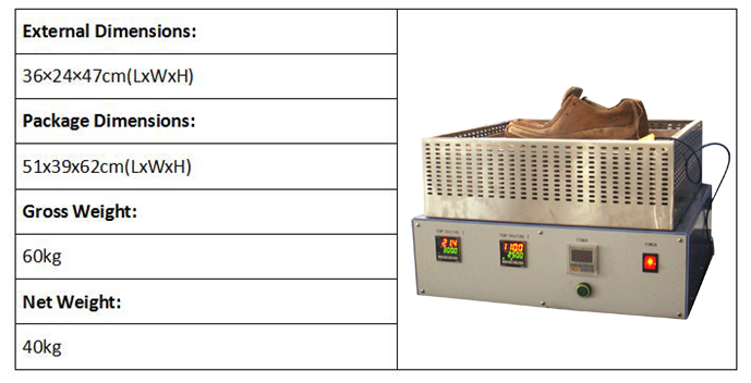 Shoe Material Heat Insulation Tester