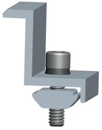 ballasted flat roof mounting system end clamp ballasted flat roof mounting system end clamp