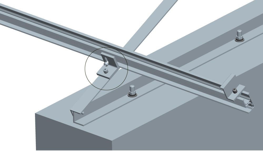 Antaisolar solar panel mounting rails