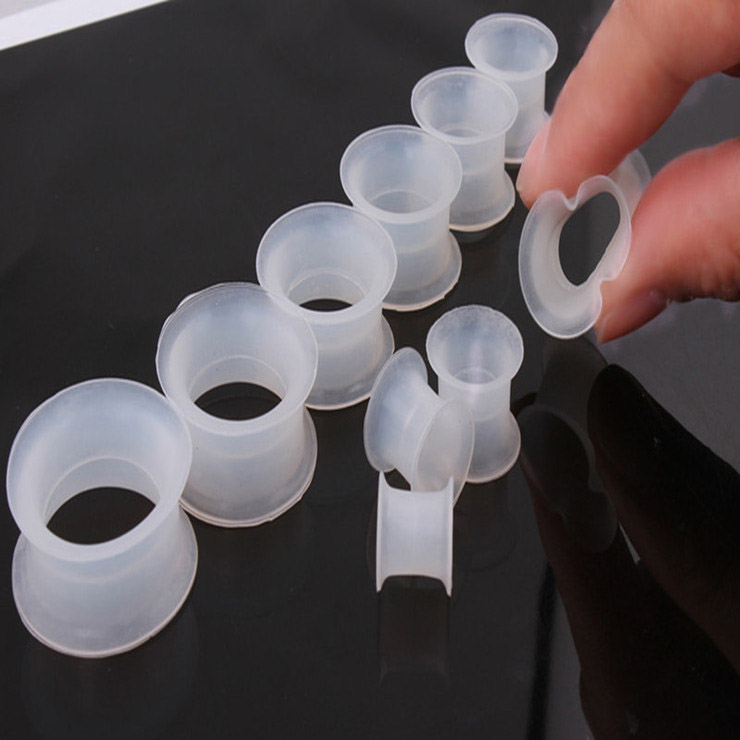 Hollow silicone plug