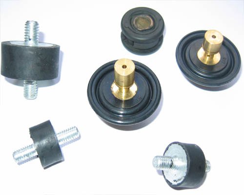 Metal bonded epdm washer