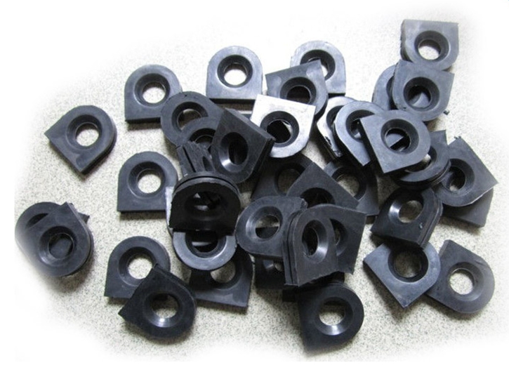 Rubber grommet for sheet metal