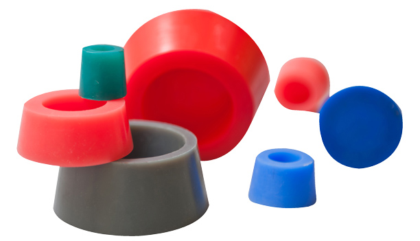 Silicone hole plugs