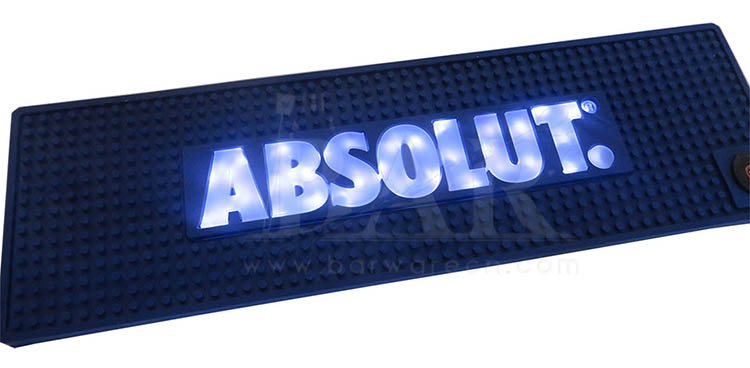 Logo Bright PVC Bar Runner Logo Bright PVC Bar Runner