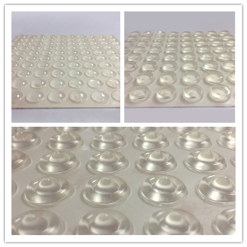 Clear rubber bumpers for glass tables Clear rubber bumpers for glass tables