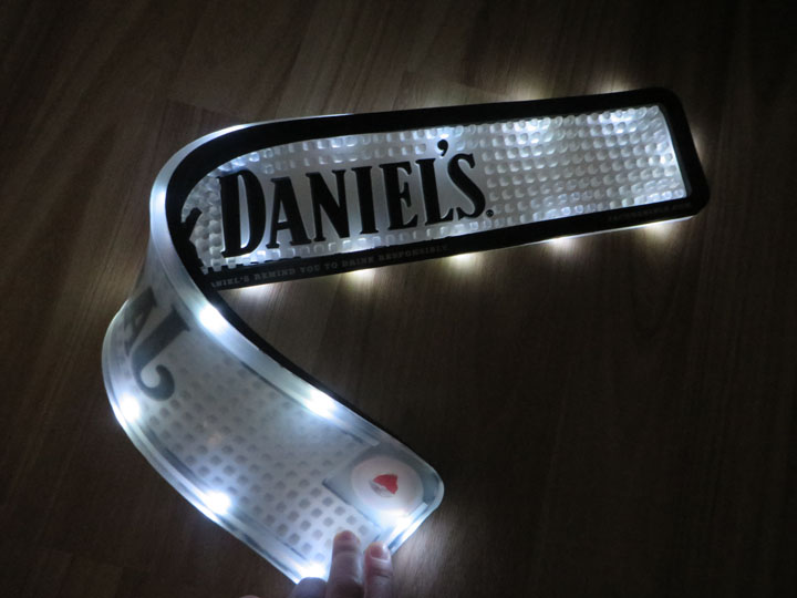 PVC LED Bar Counter Mat PVC LED Bar Counter Mat