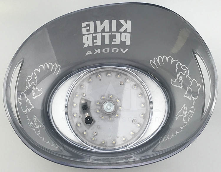 Button push LED Beer Bucket Button push LED Beer Bucket