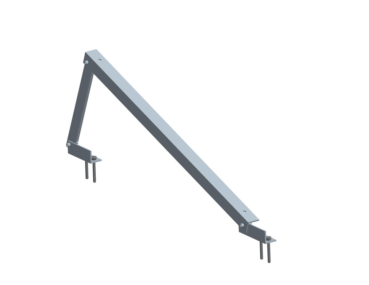 Triangle bracket for rooftop installatiion.Triangle frame Triangle bracket for rooftop installatiion.Triangle frame