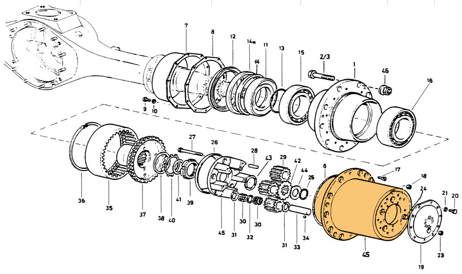 HOWO Planetary Carrier Assembly