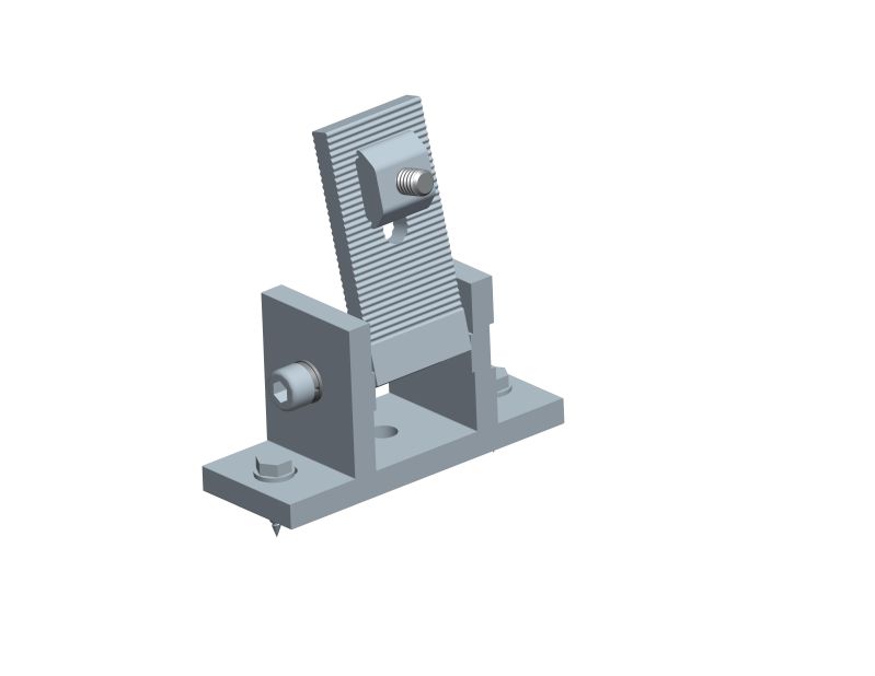 front leg for Adjustable solar racking system