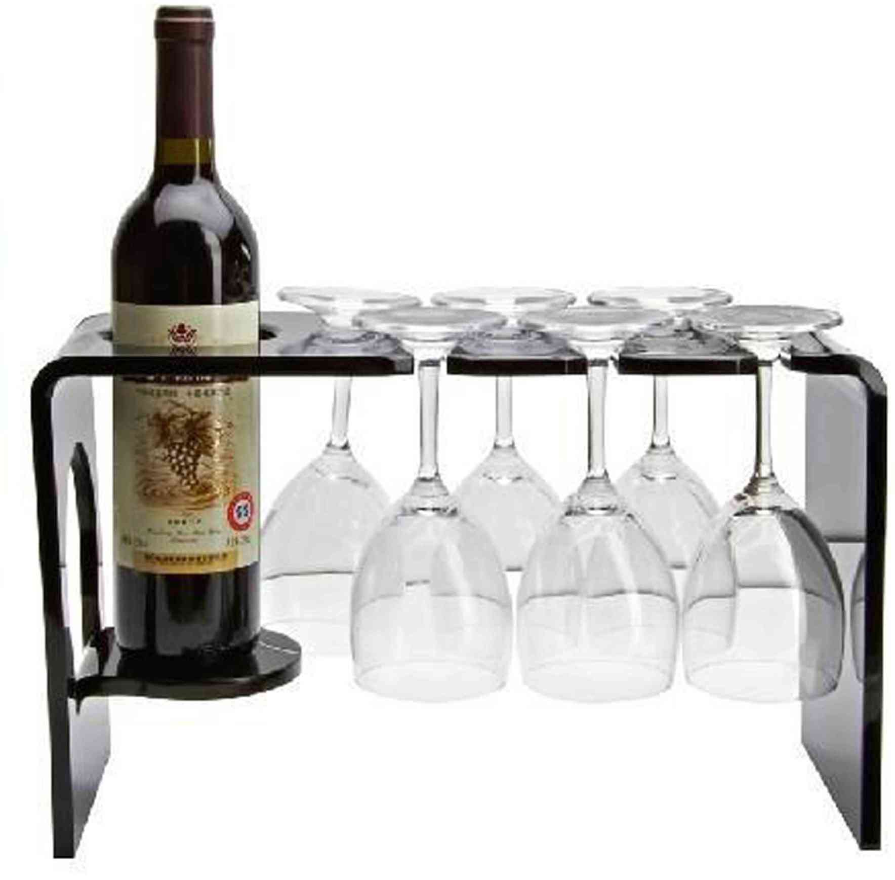 Plastic wine bottle holder