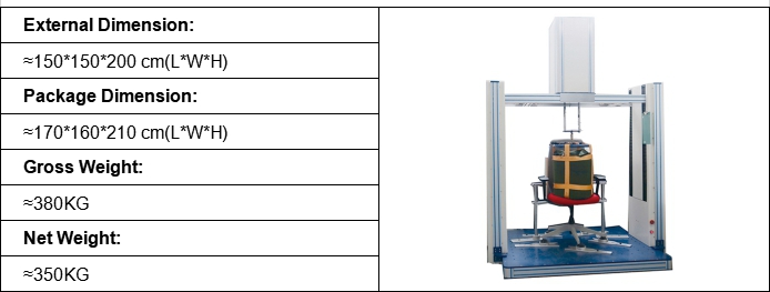 Chair Seating Impact and Durability Testing Machine