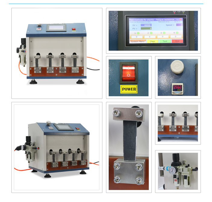 GT-KB46 Steel Shanks Fatigue Resistance Tester GT-KB46 Steel Shanks Fatigue Resistance Tester