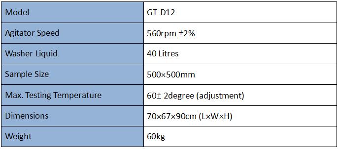 Durawash Garment & Printed Durability Testyer