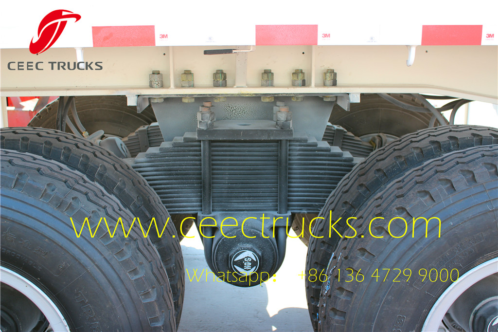 ceec export Congo bogie suspension semitrailer