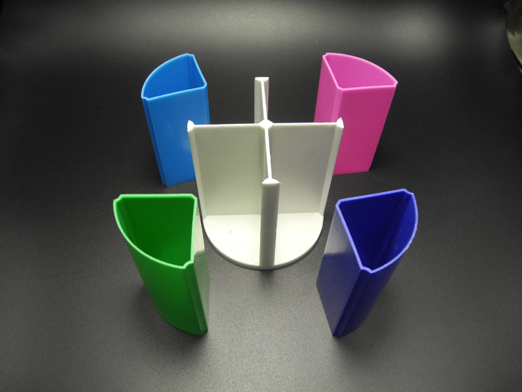 Acrylic plastic pencil holder