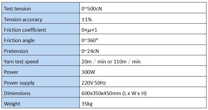 Yarn Friction Tester Yarn Friction Tester