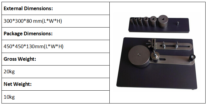 Sole Leather Grain Crack Index Tester