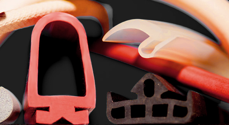 Silicone gasket profiles