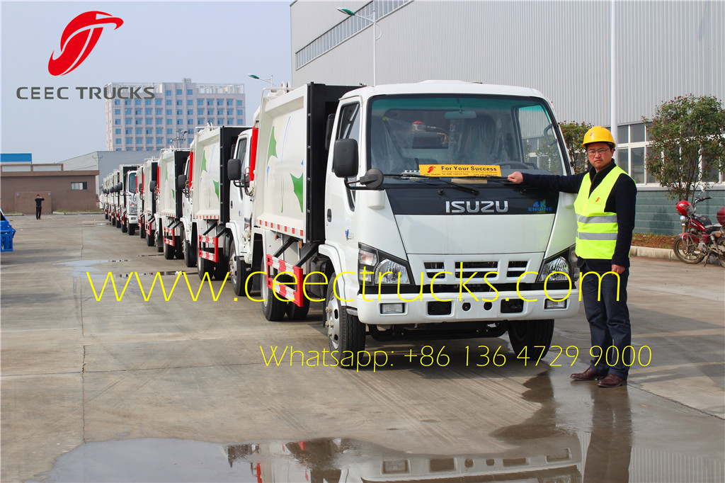 ISUZU 5cbm garbage compactor truck ISUZU 5cbm garbage compactor truck