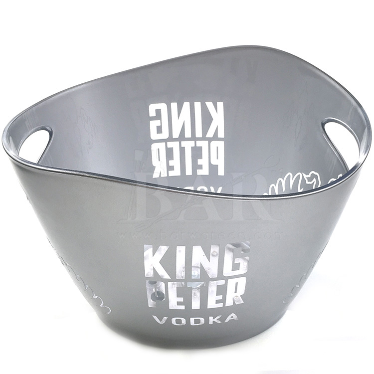 Hollow Out Logo Ice Bucket