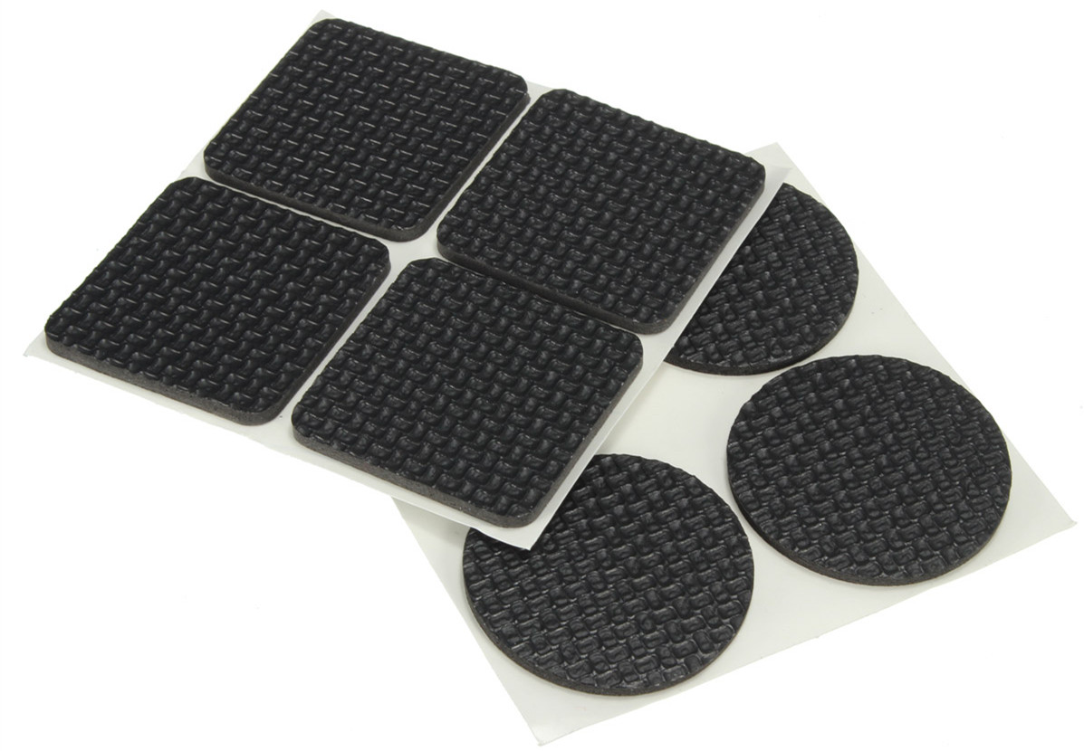 Adhesive rubber pads feet