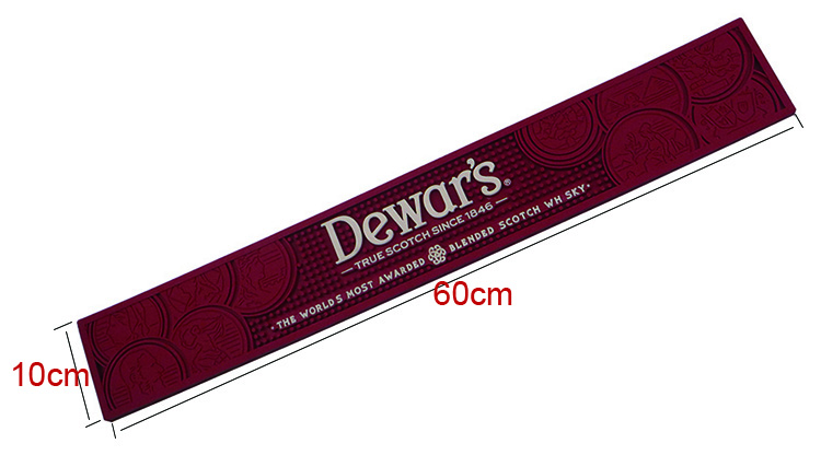 Dewar's PVC Bar Runner Dewar's PVC Bar Runner