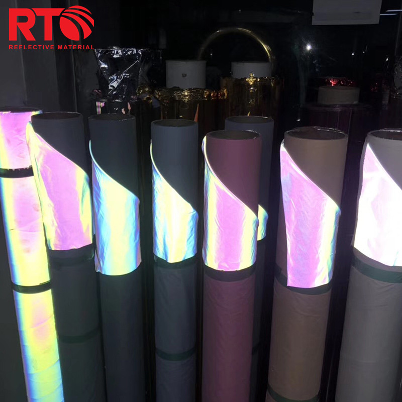 Rainbow Reflective Fabric 