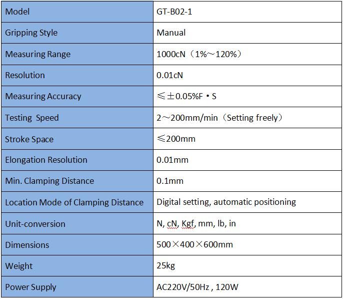 Electronic Fiber Tensile Strength Test Machine (Single Column ) 