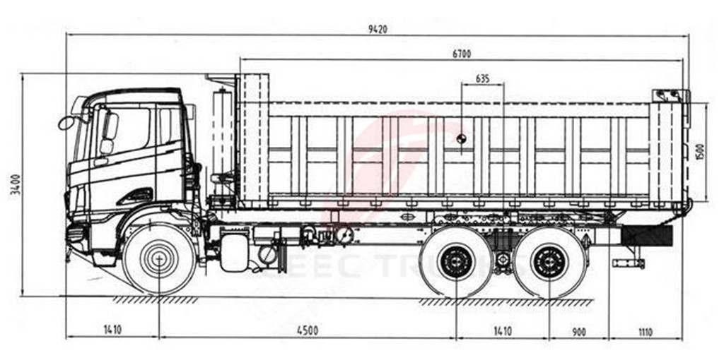 Beiben 30T dumper truck supplier 