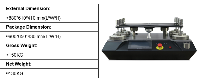 Martindale abrasion and pilling tester