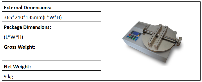 Digital Cap Torque Tester 