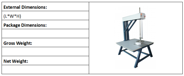 Foam Compression Tester Foam Compression Tester