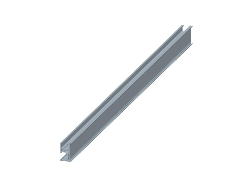  rail for ballasted flat roof mounting system